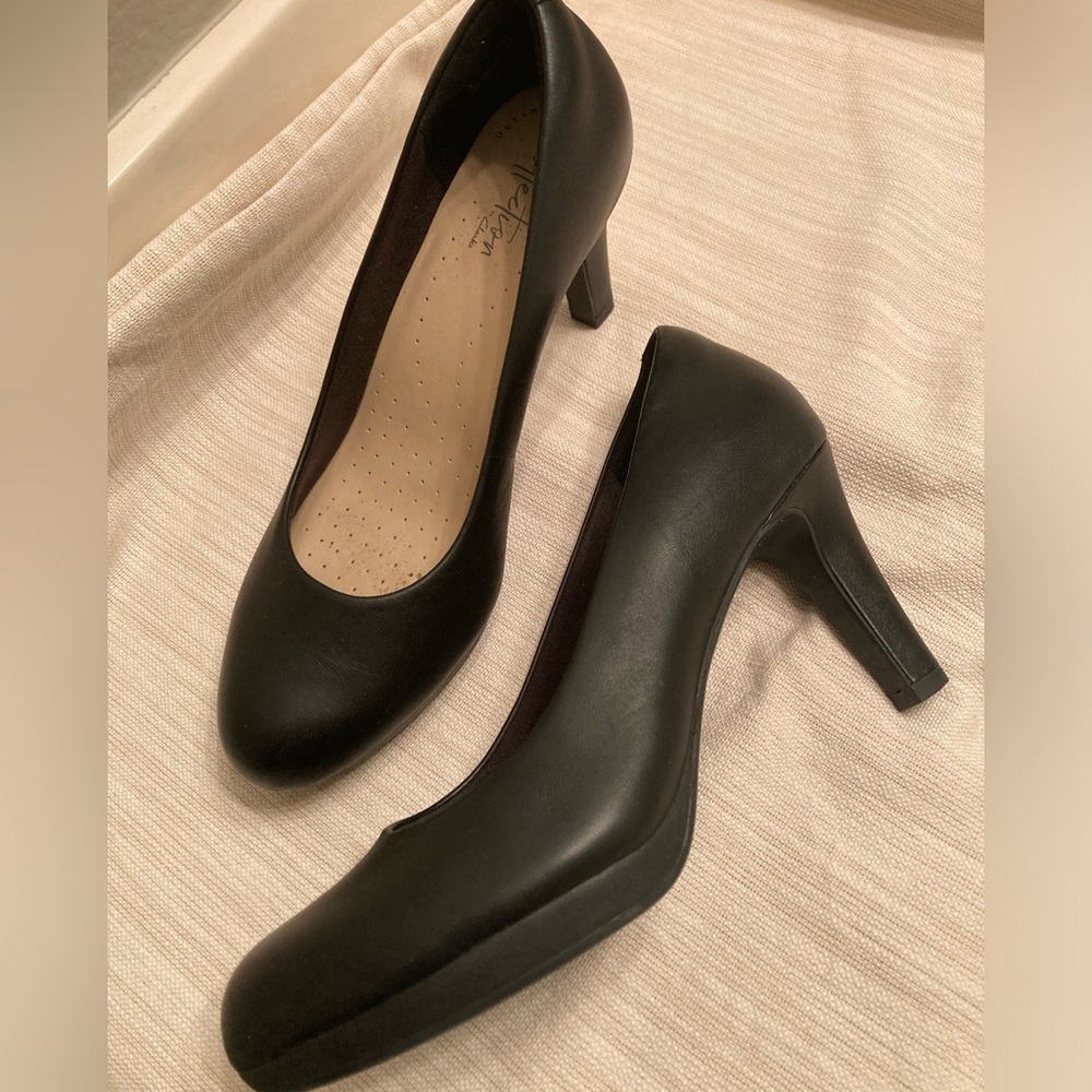 Clarks Black Heels